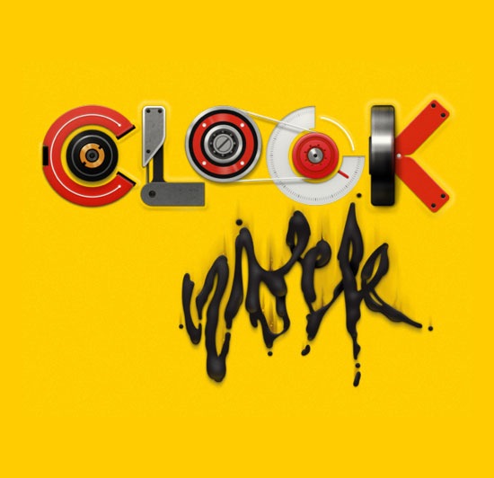 clockwork 70 Beautiful Typography Designs Truly Jaw Dropping 