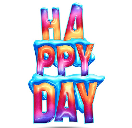 happyday 70 Beautiful Typography Designs Truly Jaw Dropping 