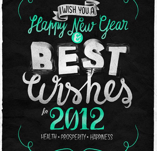 happynewyear 70 Beautiful Typography Designs Truly Jaw Dropping 