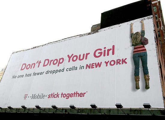 dontdropyourgirl 30 Extremely Creative Billboard Designs