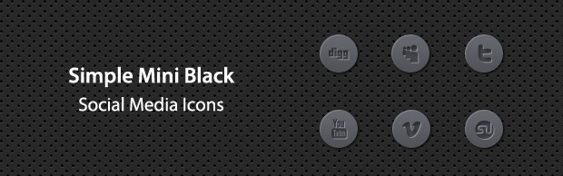 iconsbanner A Free Mini Simple Social Media Icon Set