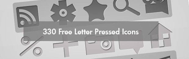 letterpressediconsbanner 70 Free High Quality PSD File Design Resources
