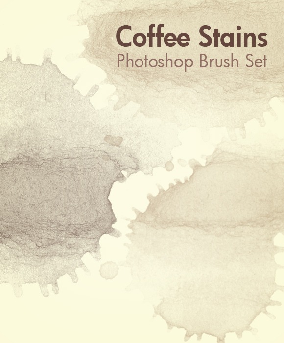 Coffee Stains Free Photoshop Brush Set Creative Nerds