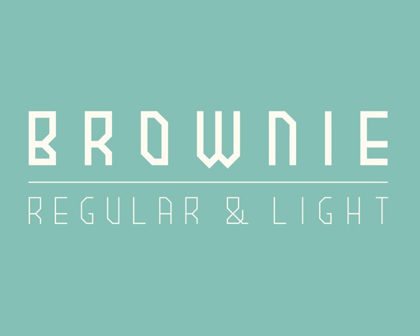 BROWNIE thumb 25 Fresh Free fonts Created In 2014