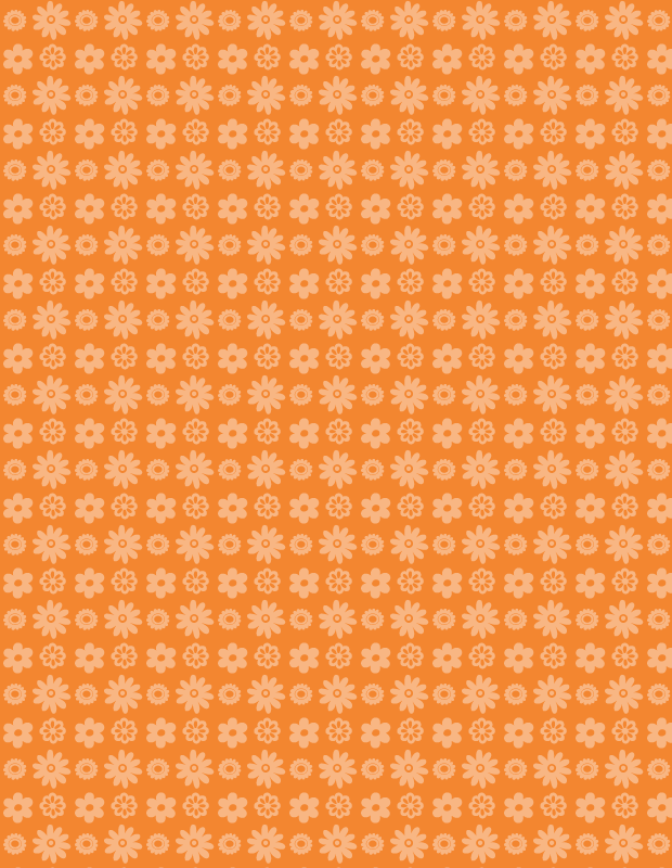 orange petal pattern thumb Colourful summer free petal seamless vector pattern set