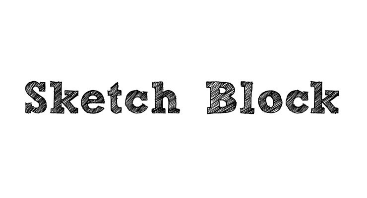 sketch block 20 best hand drawn free fonts