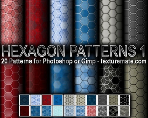 hexagon pattern photoshop download