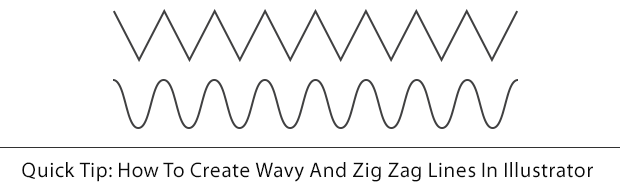 illustrator get even zigzag lines