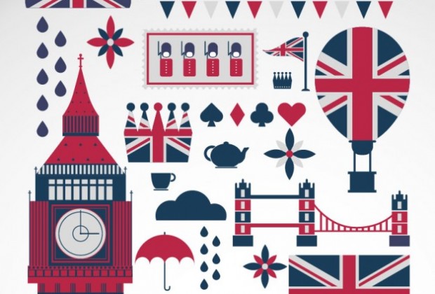 The ultimate British themed free vector bundle set a must download ...