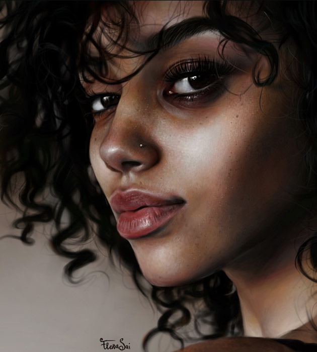 25 Beautiful realistic digital art portraits | Creative Nerds