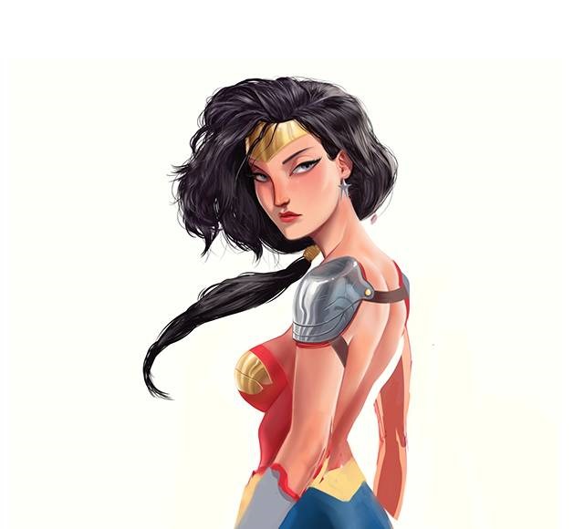 wounder women Dan mora 1 Wonder Women must see inspirational illustrations and digital art