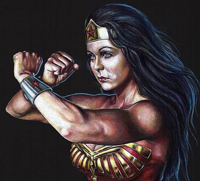 wounder women lynda carter Wonder Women must see inspirational illustrations and digital art