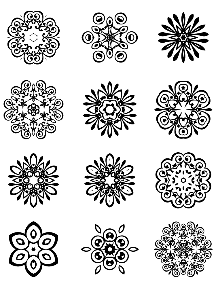 Download 12 free unique decorative vector elements Edition #10 ...