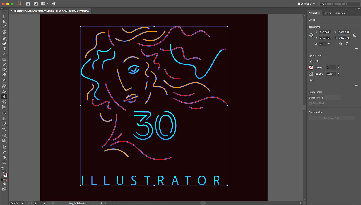 Дизайн в adobe illustrator