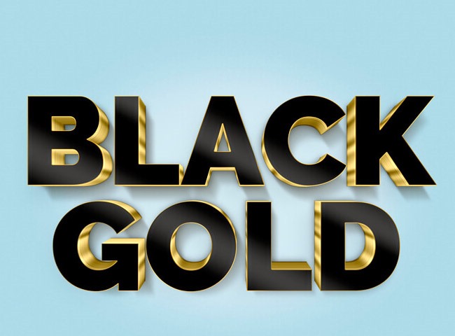 black-gold-text-effect