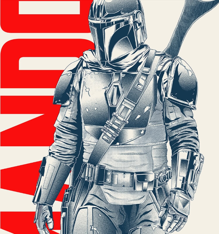 15 Creative Examples Mandalorian Fan Artwork Illustration Showcase ...